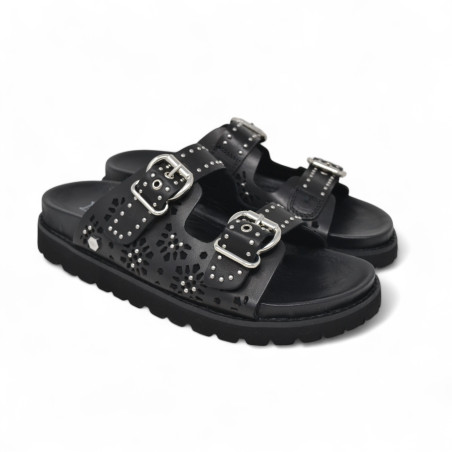CLW446300 LIZZO 4463 SANDAL W FLOR. PERF. LEATHER