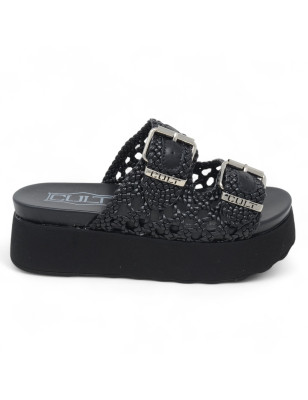 CLW447600 JANIS 4476 SANDAL W WEAV. LEATHER