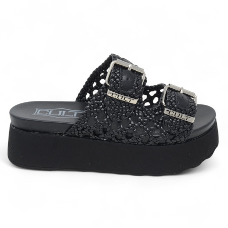 CLW447600 JANIS 4476 SANDAL W WEAV. LEATHER