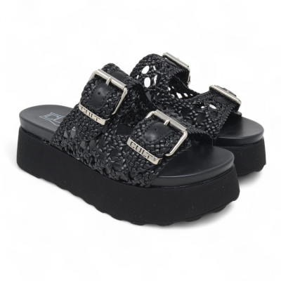 CLW447600 JANIS 4476 SANDAL W WEAV. LEATHER