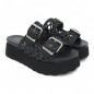CLW447600 JANIS 4476 SANDAL W WEAV. LEATHER