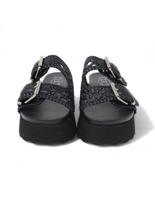 CLW447600 JANIS 4476 SANDAL W WEAV. LEATHER
