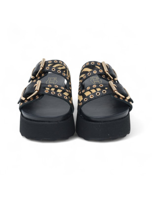 CLW430601 JANIS 4306 SANDAL W ZEBRA PR.HAIR LEATHER