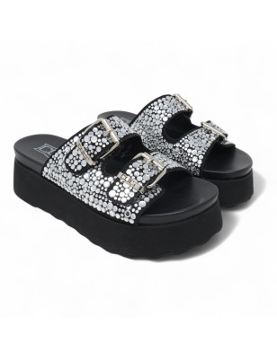 CLW386501 JANIS 3865 SANDAL W FAB/STRASS HOTFIX