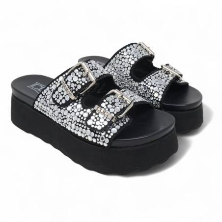 CLW386501 JANIS 3865 SANDAL W FAB/STRASS HOTFIX