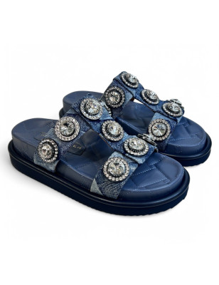 9107188669 ORSON CRYSTAL SANDAL DENIM 