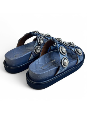 9107188669 ORSON CRYSTAL SANDAL DENIM 