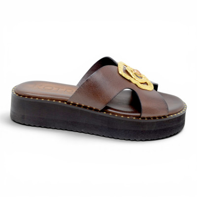 18-580 LEATHER PLATFORM 