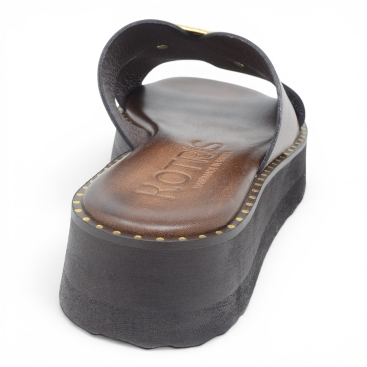 18-580 LEATHER PLATFORM 