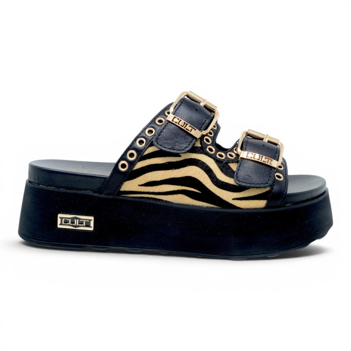 CLW430601 JANIS SANDAL W ZEBRA Cult