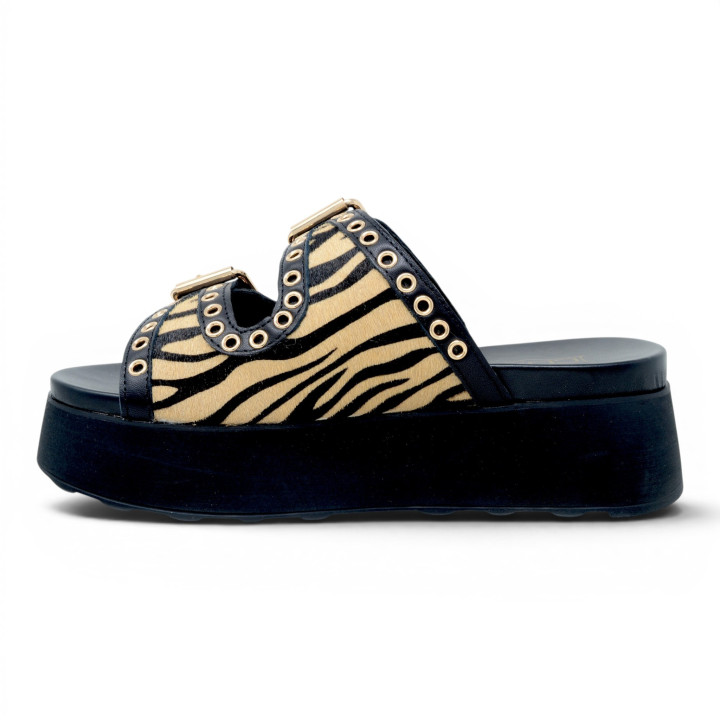 CLW430601 JANIS SANDAL W ZEBRA Cult