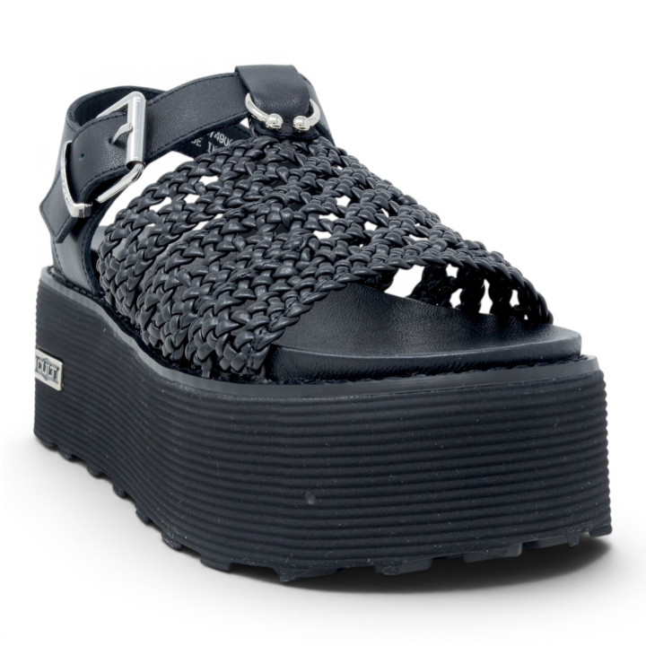 CLW474900 NANCY SANDAL W WEAV VEG/LEAT. Cult