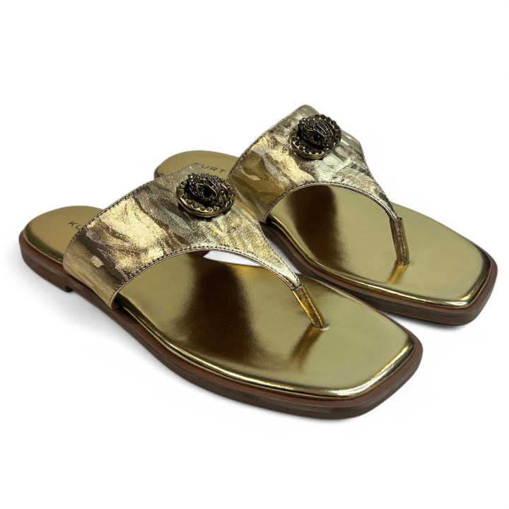 3982766119 CHELSEA SQ T BAR GOLD Kurt Geiger