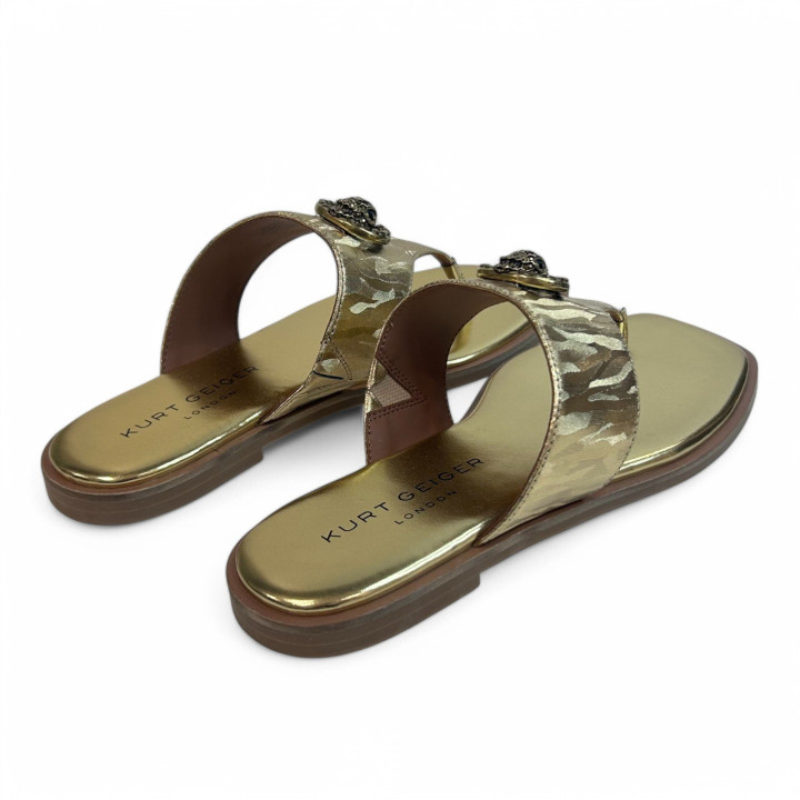 3982766119 CHELSEA SQ T BAR GOLD Kurt Geiger