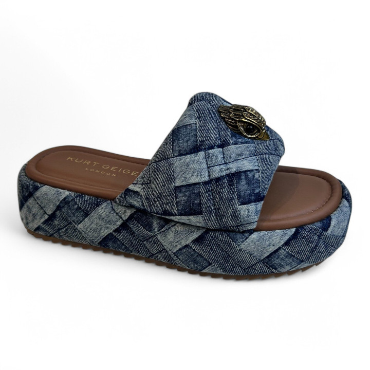 2017888669 KENSINGTON PUFF PLATFORM DENIM Kurt Geiger
