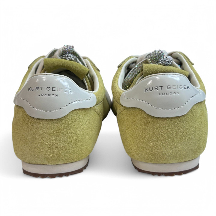4396093209 KENSIGTON RUNNER YELLOW SUEDE Kurt Geiger