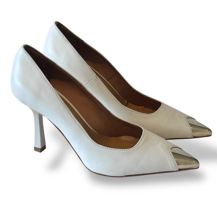 SPECCHIO PLATINO/NAPPA OFF WHITE Al Principe