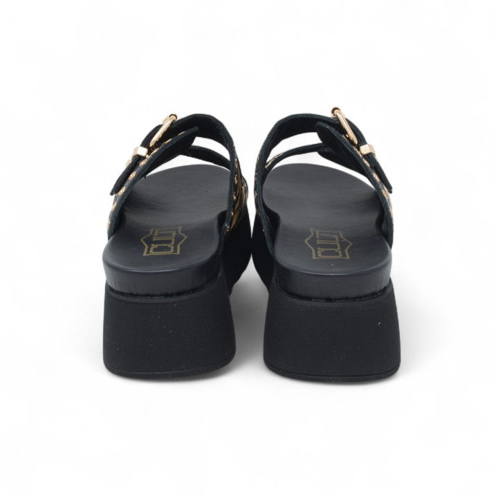 CLW430601 JANIS 4306 SANDAL W ZEBRA PR.HAIR LEATHER Cult